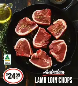 IGA Australian lamb loin chops offer