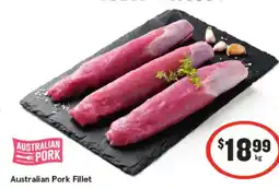 IGA Australian pork fillet offer