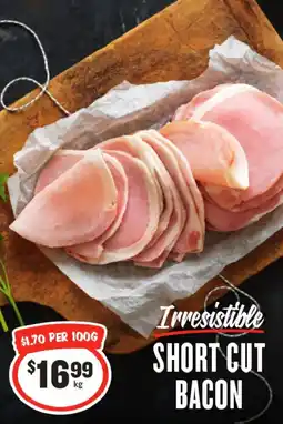 IGA Short cut bacon offer