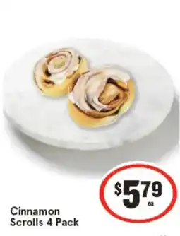 IGA Cinnamon Scrolls offer