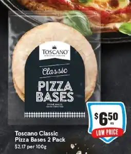 IGA Toscano classic pizza bases offer