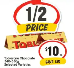 IGA Toblerone chocolate offer