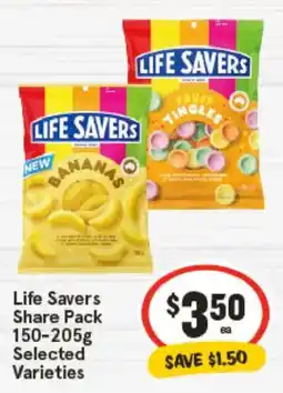 IGA Life savers share pack offer