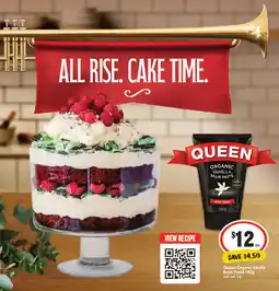 IGA Queen organic vanilla bean paste offer