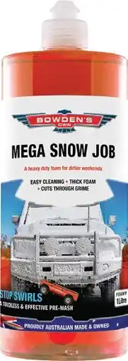SuperCheap Auto Bowden’s Own 1L Mega Snow Job offer