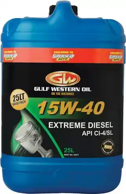 SuperCheap Auto Gulf Western EXTREME DIESEL 15W-40 25L Engine Oil^ offer