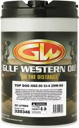 SuperCheap Auto Gulf Western 20W-50 20L Engine Oil^ offer