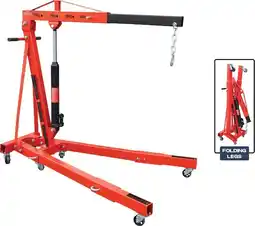 SuperCheap Auto ToolPRO 1000kg Folding Engine Crane offer