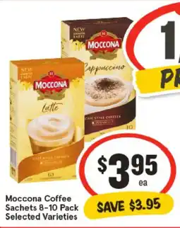 IGA Moccona Coffee Sachets Selected Varieties offer