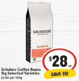 IGA Grinders Coffee Beans Selected Varieties offer