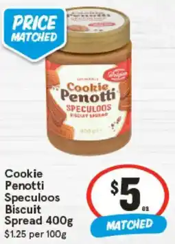 IGA Cookie Penotti Speculoos Biscuit Spread offer