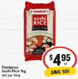 IGA Pandaroo Sushi Rice offer