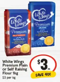 IGA White Wings Premium Plain or Self Raising Flour offer