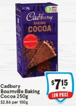 IGA Cadbury Bournville Baking Cocoa offer