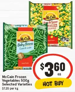 IGA McCain Frozen Vegetables Selected Varieties offer