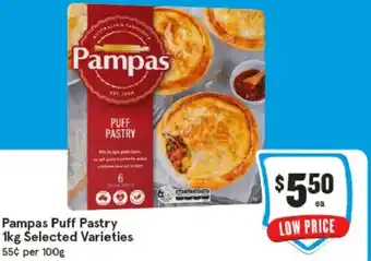 Pampas Puff Pastry Selected Varieties