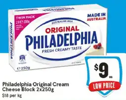 IGA Philadelphia Original Cream Cheese Block offer