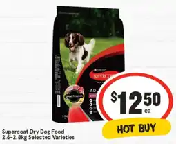 IGA Supercoat Dry Dog Food Selected Varieties offer