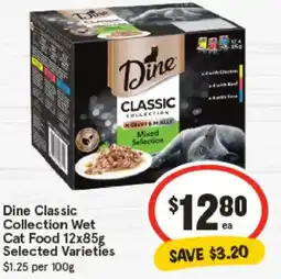IGA Dine Classic Collection Wet Cat Food Selected Varieties offer