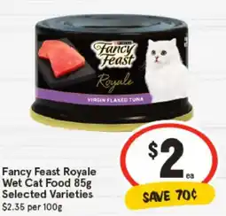 IGA Fancy Feast Royale Wet Cat Food Selected Varieties offer