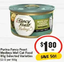 IGA Purina Fancy Feast Medleys Wet Cat Food offer