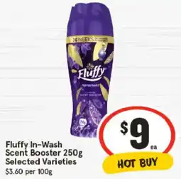 IGA Fluffy In-Wash Scent Booster Selected Varieties offer