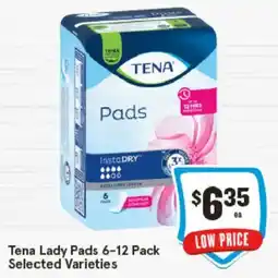 IGA Tena Lady Pads Selected Varieties offer