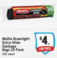 IGA Multix Drawtight Extra Wide Garbage Bags offer