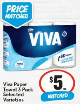 IGA Viva Paper Towel Selected Varieties offer