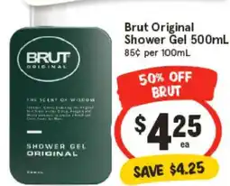 IGA Brut Original Shower Gel offer