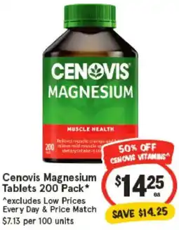 IGA Cenovis Magnesium Tablets offer