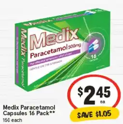 IGA Medix Paracetamol Capsules offer