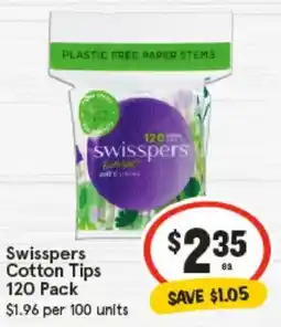 IGA Swisspers Cotton Tips offer