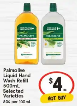 IGA Palmolive Liquid Hand Wash Refill Selected Varieties offer