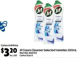 C-Store Distribution Jif Cream Cleanser offer