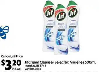 Jif Cream Cleanser