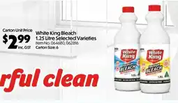 C-Store Distribution White King Bleach Selected Varieties offer
