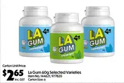 C-Store Distribution La Gum Selected Varieties offer