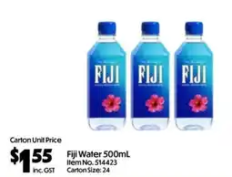 C-Store Distribution Fiji Water offer