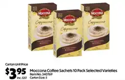 C-Store Distribution Moccona Coffee Sachets Selected Varieties offer