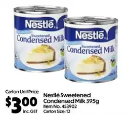 C-Store Distribution Nestlé Sweetened Condensed Milk offer