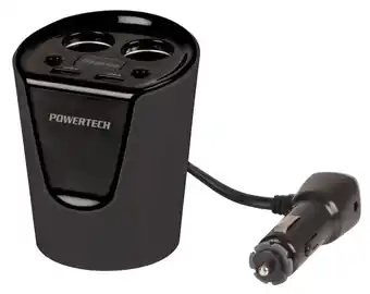 In-car cup holder charger