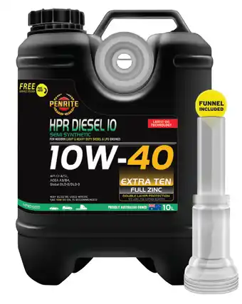 SuperCheap Auto Penrite 10l hpr diesel engine oil - hpr diesel 10 10w-40 offer