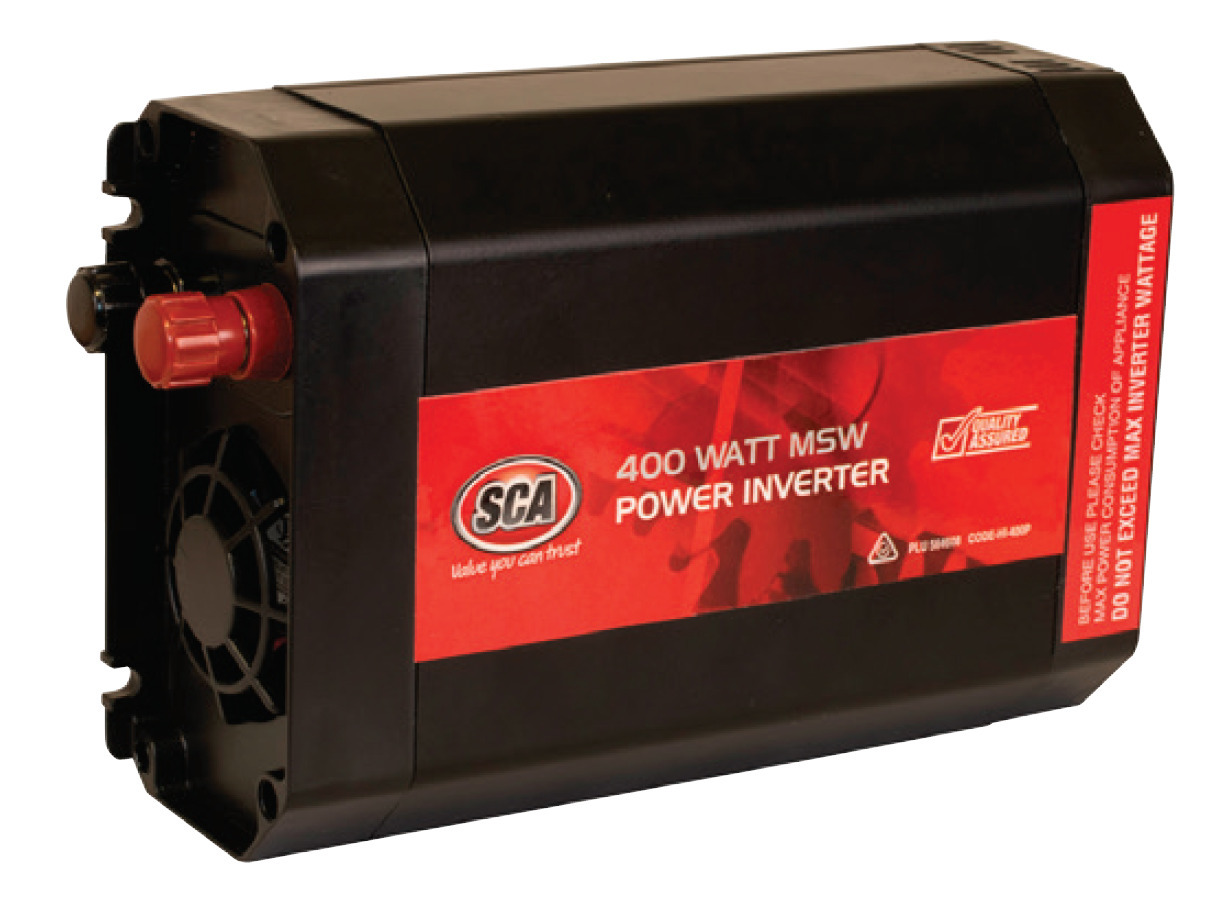 Sca msw power inverters 400w offer at SuperCheap Auto