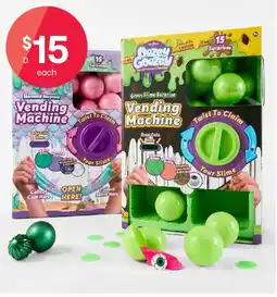 Kmart Toymania oozey goozey vending machine offer