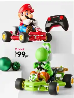 Kmart Carrera mario kart pipe racers remote control twin pack offer