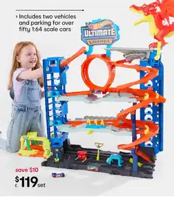Kmart Hot wheels city ultimate super garage playset offer