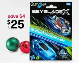 Kmart Beyblade x cobalt dragon 2-60c deluxe left-spin string launcher set offer
