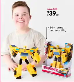 Kmart Transformers sting attack bumblebee action figure offer