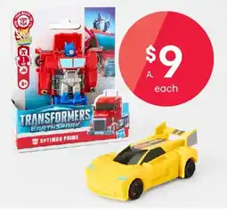 Kmart Transformers earthspark smash to change action figure offer